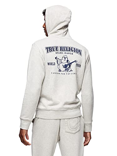 Men's Buddha Logo Zip Hoodie Sweatshirt