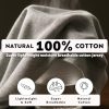 Men's 6 Pack 100% Cotton Jersey Knit Yoga Lounge & Sleep Pajama Pants