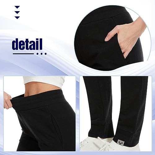 Women's Merino Wool Jogger Pant Thermal Sweatpant for Running Breathable Wicking Anti-Odor