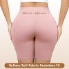 4 Pack Slip Shorts for Under Dresses Anti Chafing Underwear Seamless Comfortable Smooth Yoga Biker Workout Shorts