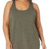 Women's Active Quick Dry Tech Stretch Racerback Tank Top (Available in Plus Size), Multipacks