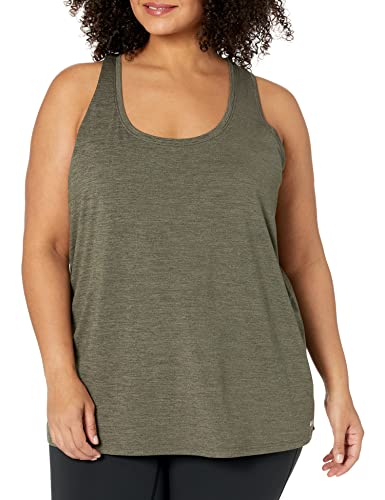 Women's Active Quick Dry Tech Stretch Racerback Tank Top (Available in Plus Size), Multipacks