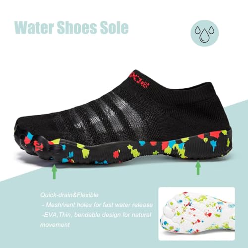 Quick-Dry Barefoot Water Shoes for Men, Women & Youth – Versatile Aqua Socks for Beach, Pool, Kayaking, Hiking, Surfing, Yoga &