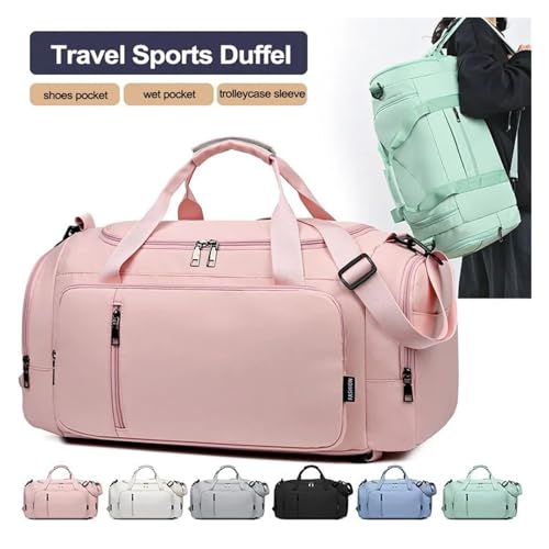 Fitness Gym Travel Bag Sports Handbag Women Men Dry Wet Shoes Pocket Single Shoulder Crossbody Swimming Yoga Backpack Duffel