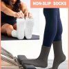 6 Pairs Grip Pilates Socks for Women, Non-slip Yoga Athletic Socks for Barre Ballet Barefoot Workout Hospital
