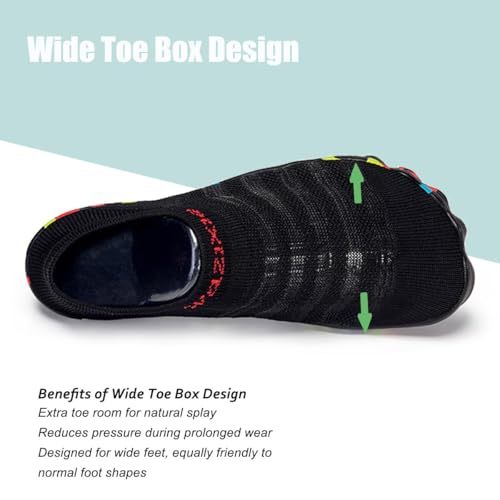 Quick-Dry Barefoot Water Shoes for Men, Women & Youth – Versatile Aqua Socks for Beach, Pool, Kayaking, Hiking, Surfing, Yoga &