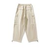 Men Japan Korean Streetwear Loose Casual Wide Leg Cargo Pants Trousers for Women Hop Harem Baggy
