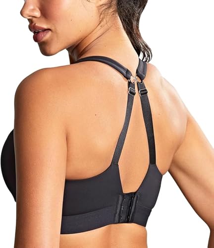 Endurance Wired Sports Bra | Black 38J | High Impact, Supportive Sports Bra for Women, Exercise & Workout Bra