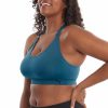 Women Sports Bra, 3-Pack (Adriatic/Ocean Tropic/Heather Gray, X-Large)