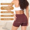 Womens Boyshort Panties Seamless Underwear Stretchy Boxer Briefs For Ladies 5 Pack