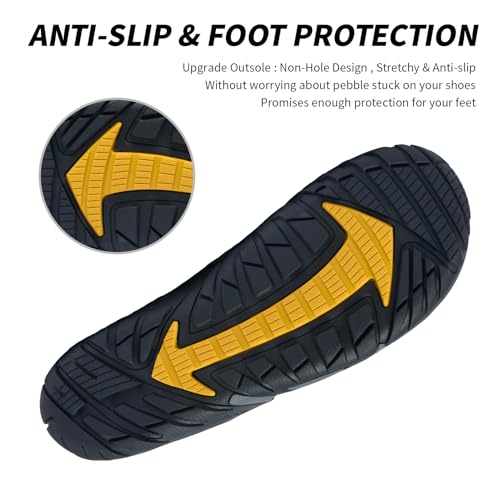 Water Shoes Men Hiking Quick Dry Aqua Barefoot Swim Beach Shoes for Pool Hike Surf Sport Yoga Diving Sailing Travel Adult Unisex