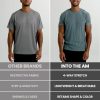 Workout Shirts for Men - Ultra-Lightweight Short Sleeve Tees Athletic Gym Running S - 4XL