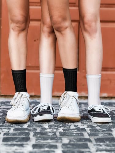 4 Pair Women Five Toe Socks Cotton Crew Ankle Socks with Toes for Women Men Athletic Running Yoga Daily