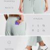 Women's Golf Pants with Pockets Petite Stretch Work Pant High Waisted Sweatpants for Travel Athletic
