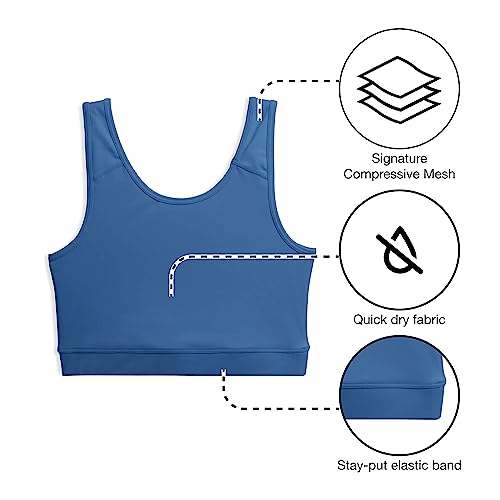 Sports Bra, High Impact Full Support, Athletic Top, Yoga Gym Running Workout Womens Plus Size Inclusive Bras, (XS-6X)