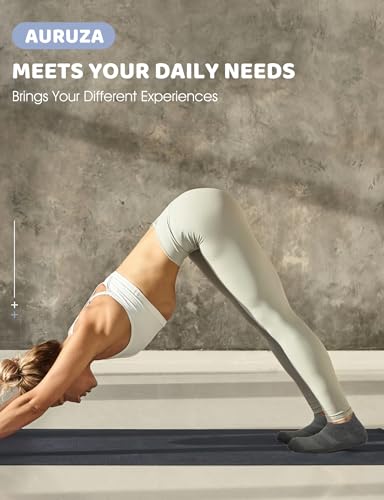 Grip Socks for Women Men Pilates Grip Socks Non Slip Yoga Sock with Grips for Barre Barefoot Hospital Grippy Sock