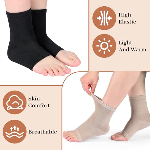 16 Pairs Cotton Toeless Socks Pedicure Socks Flip Flop Open Toe Socks Toeless Yoga Socks for Women Men