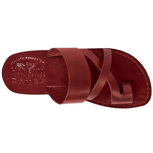 Mens/Womens Leather Biblical Sandals/Slides From Jerusalem (Shepherd's Field II)