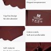 High Waisted Seamless Underwear for Women Full Coverage No-Show Bikini Wave Edge Panties 6 Packs