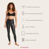 - Faux Leather Leggings | Sculpting Yet Soft & Flexible | Raw-Cut Finish | Machine Washable, Retains Shape & Color