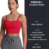 Women's Workout Sports Bras Fitness Yoga Crop Tank Twist Back Cami