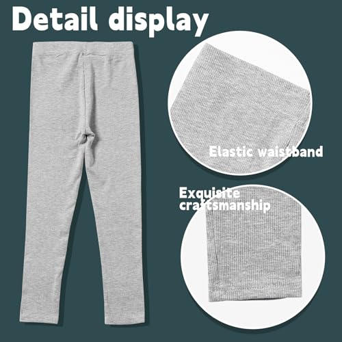 12 Pack Girls Leggings Toddler Girl Pants Casual Yoga Pants for Girls High Waisted Stretch Leggings Kids