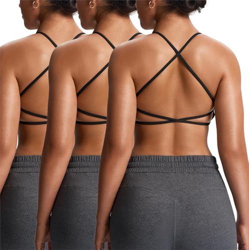 Women's Workout Sports Bras Fitness Ivy Low Impact Bra Yoga Crop Tank