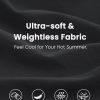 Lightweight Wide Leg Pants for Women 30" High Waisted Casual Lounge Travel Work Sweatpants Loose Fit Summer