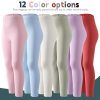 12 Pack Girls Leggings Toddler Girl Pants Casual Yoga Pants for Girls High Waisted Stretch Leggings Kids