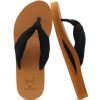 Flip Flops for Women with Arch Support Yoga Mat Comfortable Summer Beach Walking Thong Cushion Sandals Slip On Indoor Outdoor