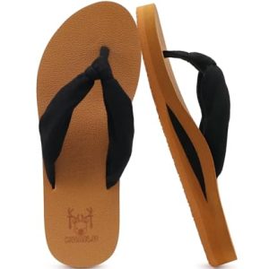Flip Flops for Women with Arch Support Yoga Mat Comfortable Summer Beach Walking Thong Cushion Sandals Slip On Indoor Outdoor