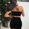 Workout Sets for Women 2 Piece Backless Halter Sports Bra High Waist Booty Shorts Yoga Gym Outfits Lounge Activewear