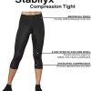 Women's Stabilyx Joint Support 3/4 Capri Compression Tight Pants
