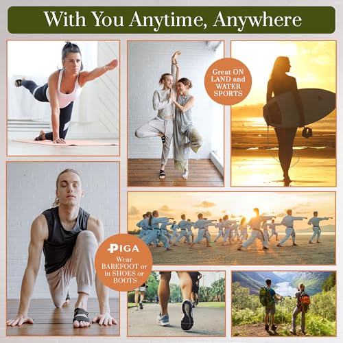 Lite Grip Pilates Socks for Women & Men – Non-Slip Yoga, Barre, Toeless Socks with Arch Support