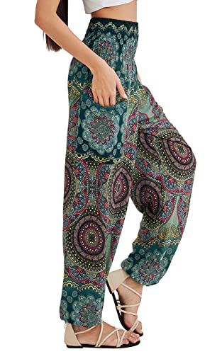 Boho Pants for Women - Hippie Harem Pants Women - Womens Yoga Pants – Comfy Bohemian Flowy Hippie Clothes