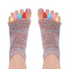 Toe Separator Socks for Men Women Comfy Foot Alignment Sock Massage Cotton Bunion Socks Yoga Sports GYM