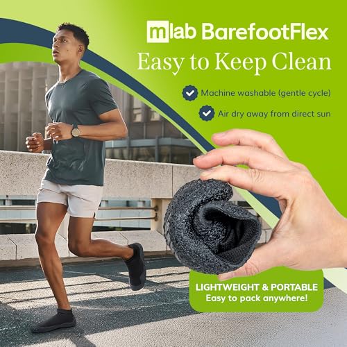 Barefoot Flex Minimalist Sock Shoes for Men and Women - Lightweight Zero Drop Barefoot Socks for Swimming, Yoga, Beach,