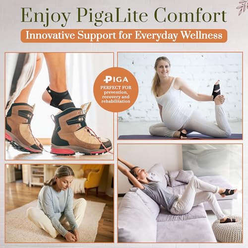 Lite Grip Pilates Socks for Women & Men – Non-Slip Yoga, Barre, Toeless Socks with Arch Support