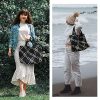 Women Tote Bag Large Neoprene Tote Bag Fashion Woven Bag Neoprene Tote Handbag Roomy Shoulder Bags for Beach, Gym, Trave