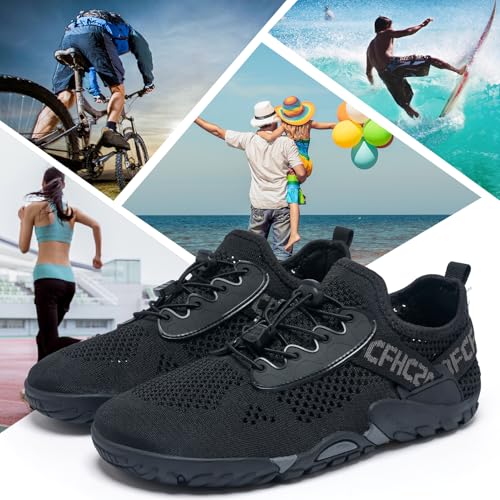 Water Shoes Men Hiking Quick Dry Aqua Barefoot Swim Beach Shoes for Pool Hike Surf Sport Yoga Diving Sailing Travel Adult Unisex