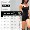 Womens Workout Romper Ribbed Unitard Stretch One Piece Short Jumpsuits Yoga Sleeveless Adjustable Outfits 2024