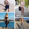 3 Pack Capri Leggings for Women - Stretch Tummy Control Yoga Pants for Cycling Workout