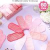 60 Pairs Grip Anti Yoga Socks Non Slip Pilates Socks Bulk Anti Skid Barre Ballet Socks for Women Elderly Hospital