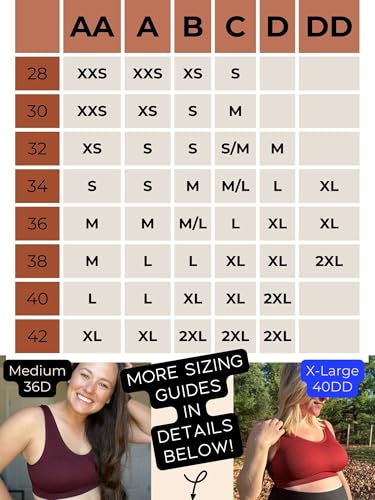 Women's 4 Pack Ribbed Bralette Crop Top Comfort Sports Bra