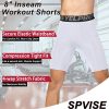 Compression Shorts Men 1/3 Pack, Dry Fit Compression Underwear Spandex Running Shorts, Workout Athletic Shorts Pocket