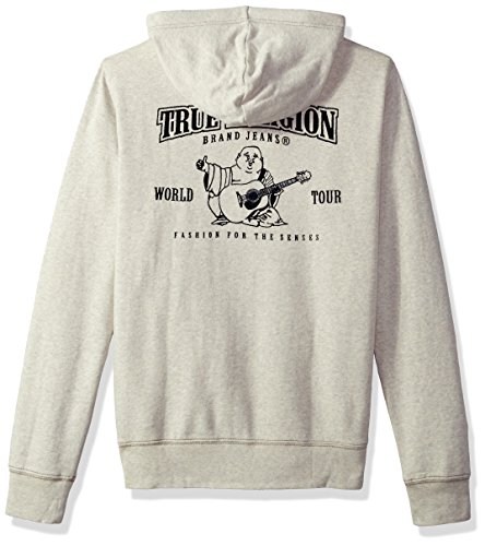 Men's Buddha Logo Zip Hoodie Sweatshirt
