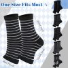 10 Pairs Men Toeless Socks Open Toe Flip Flop Pedicure Socks for Sandals Running Yoga Spa