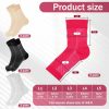 12 Pairs Toeless Socks for Women, Nylon Open Toe Socks for Flip Flop Pedicure Yoga Pilates, Heel Sock for Dry Cracked Feet