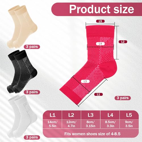 12 Pairs Toeless Socks for Women, Nylon Open Toe Socks for Flip Flop Pedicure Yoga Pilates, Heel Sock for Dry Cracked Feet