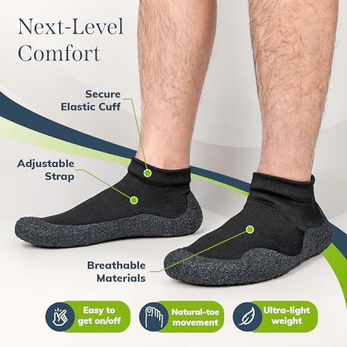 Barefoot Flex Minimalist Sock Shoes for Men and Women - Lightweight Zero Drop Barefoot Socks for Swimming, Yoga, Beach,